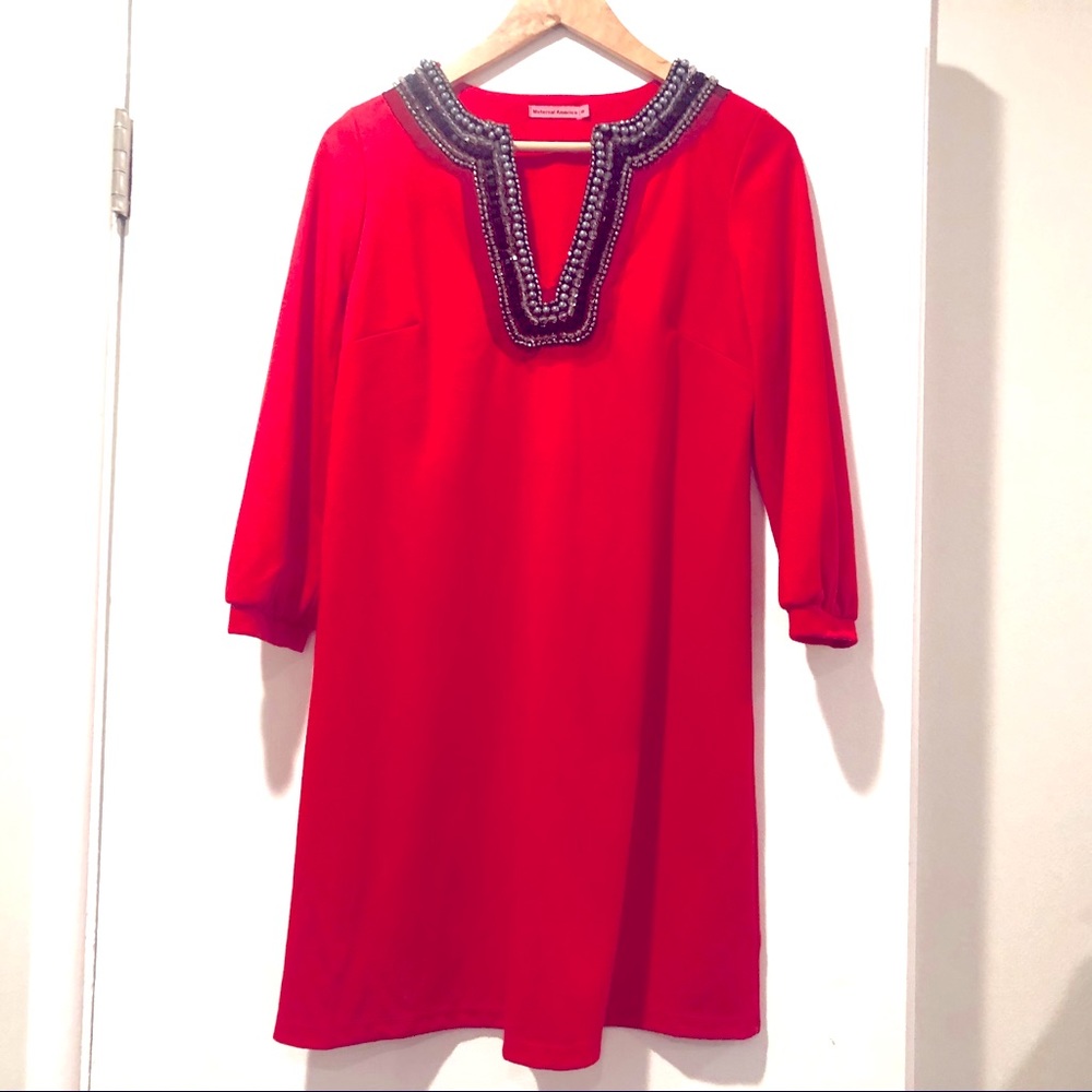 Maternal America Jeweled Dress